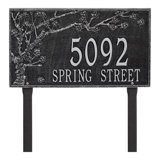 Personalized Spring Blossom Estate 2-Line Lawn Address Sign