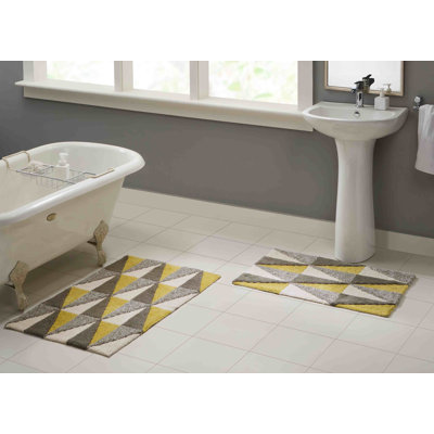 Ensemble de tapis pour salle de bain 2 pièces Chevery