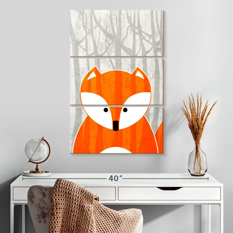 Brampt Woodland Fox, 32" H x 20" W