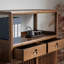 Buffet en bois de noyer noir