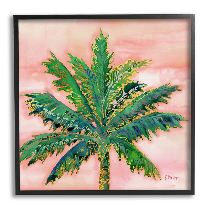 Art moderne giclée par Paul Brent, Giclée encadrée noir minuit, H 12 po x l 12 po x P 1,5 po