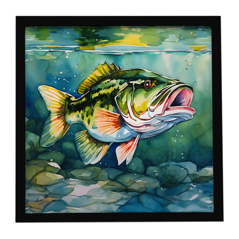 Impression sur toile encadrée Largemouth Bass