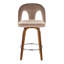 Tabouret de comptoir à hauteur fixe avec pivot-1785626205