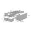 Aluminum Rattan Cube Table 6 to 10-Seater-1593938946