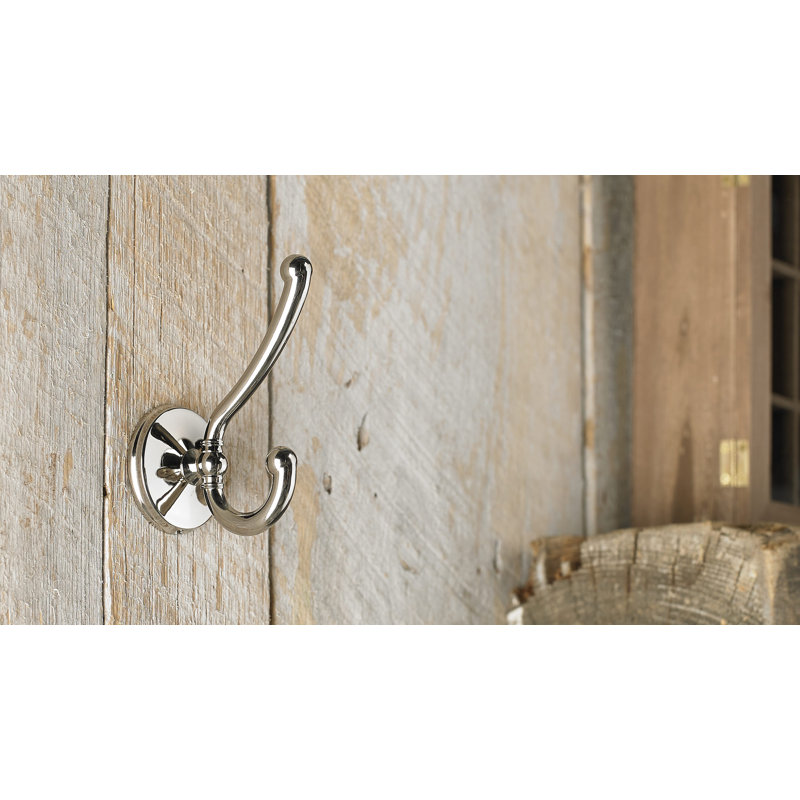 Transitional Metal Wall Hook, Nickel