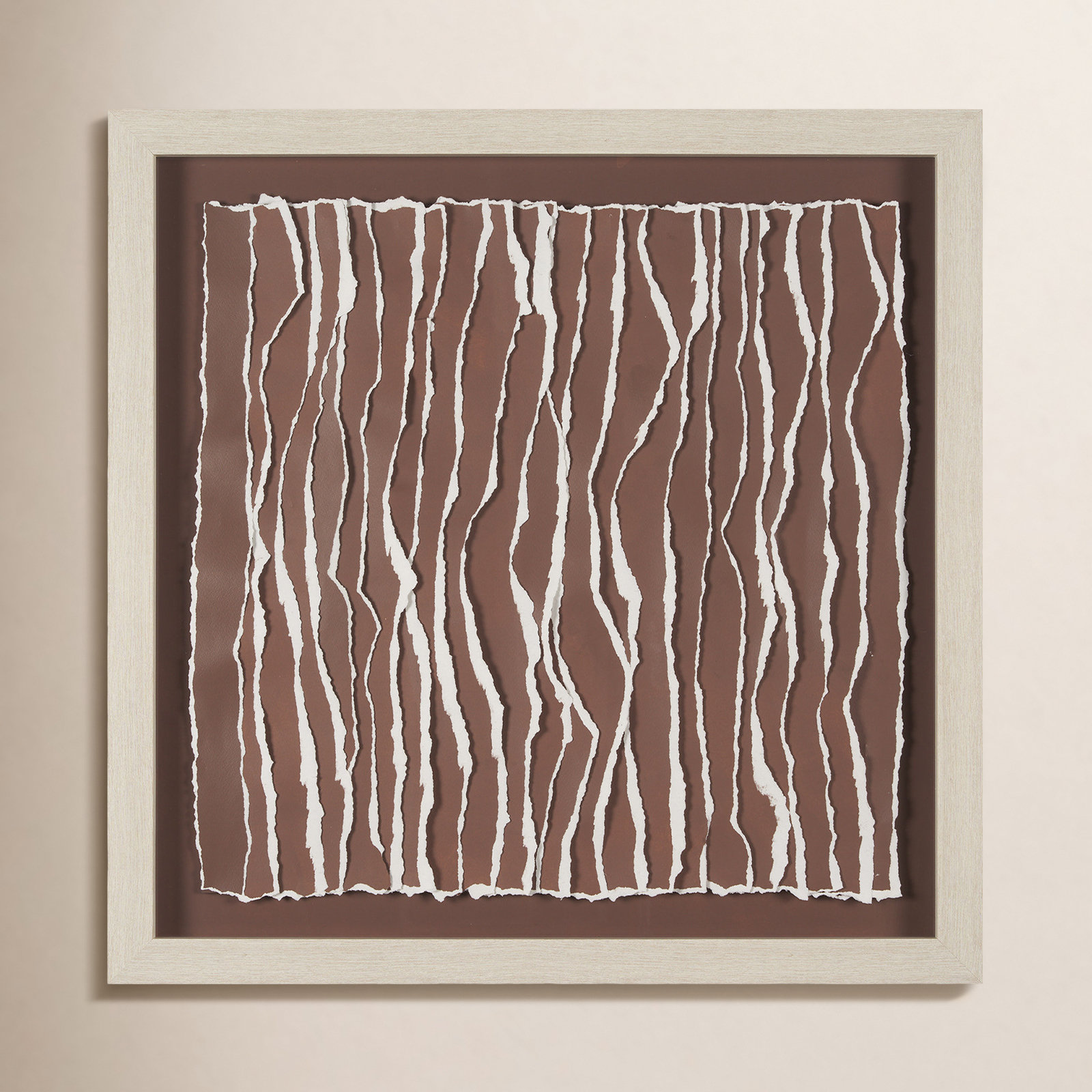 Cabrera Waves II By Studio A Framed Art Print Matted Under Glass, Tattered Waves II
