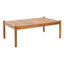 Table basse d'extérieur en bois d'acacia, teck clair-129016798