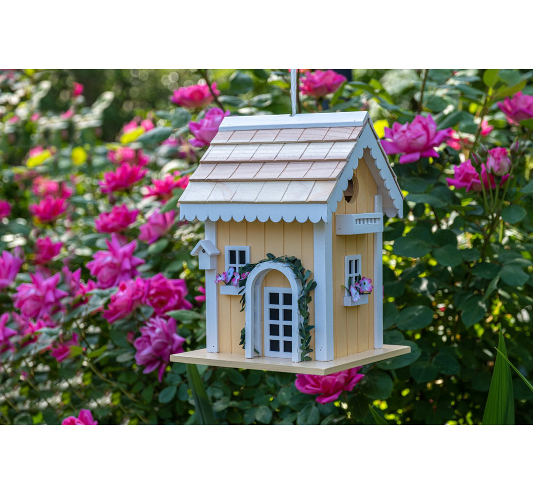 Nestling Series Groundskeepers Cottage 10 in x 7 in x 7 in Birdhouse Home Bazaar