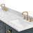 Flynt 67'' Double Bathroom Vanity with Carrara Marble Top-90983022-130617051-130617054