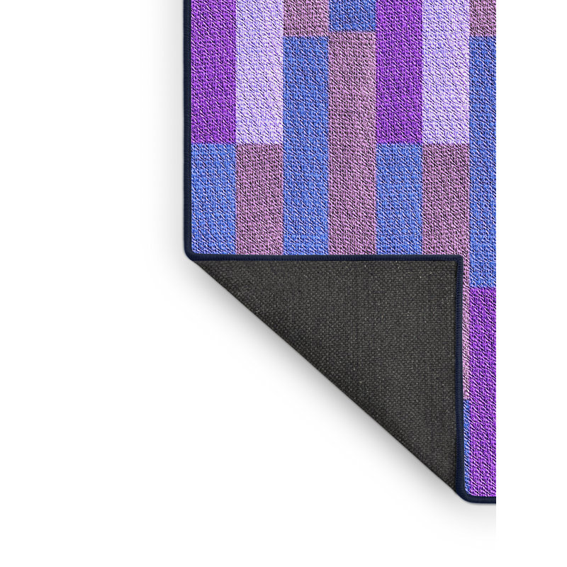 Tapis en laine mauve / rose clair, Rectangle 4 pi x 6 pi