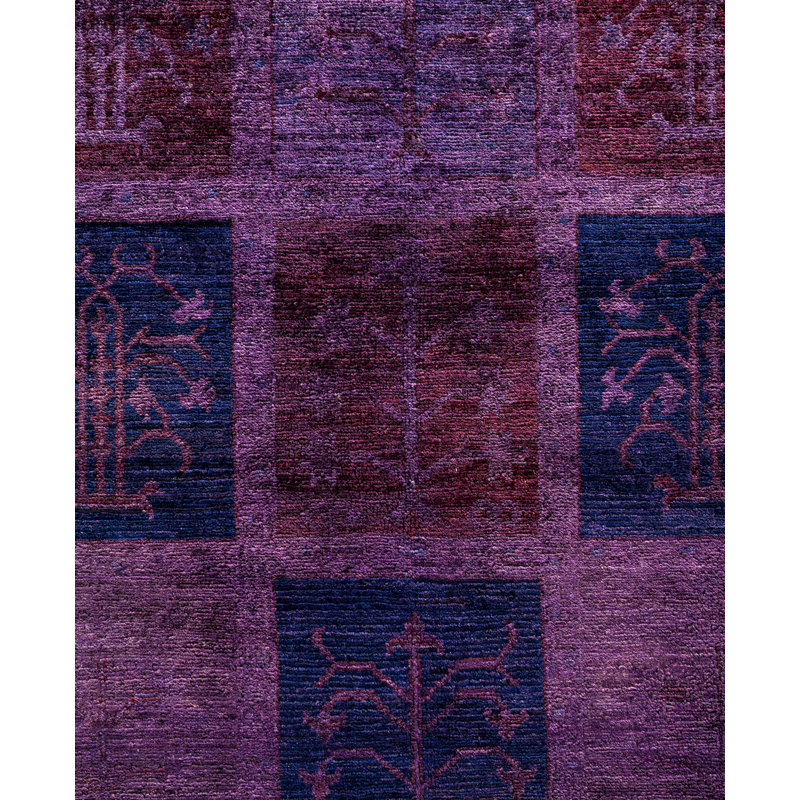 Overdyed One-of-a-Kind 12' 0" X 17' 5" Hand Knotted Area Rug