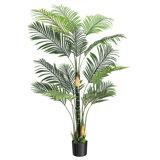 6FT Artificial Palm Tree,Fake Tree With Black Planter