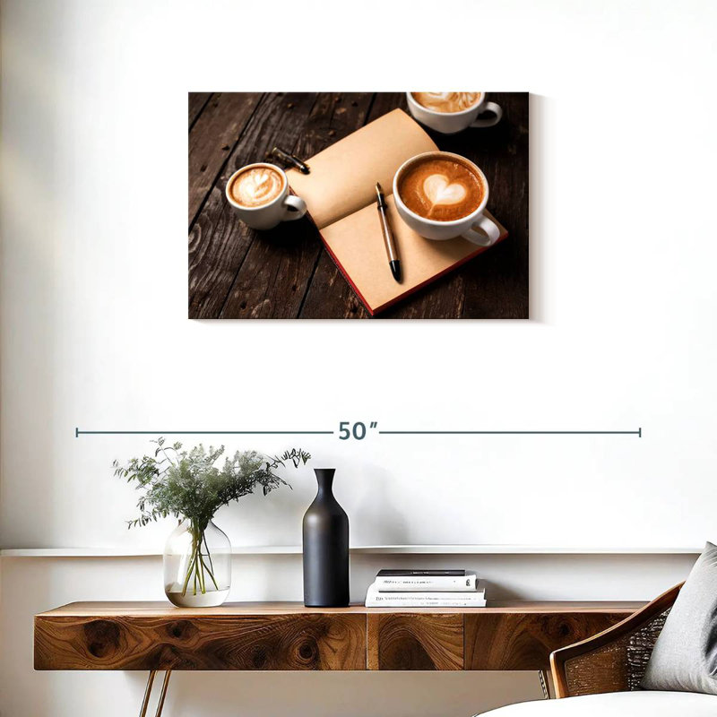Yarlin Coffee And Diary, 20" H x 30" W