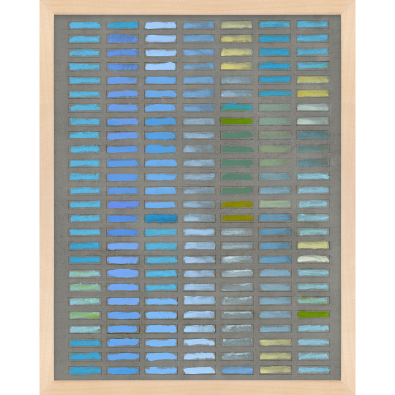 Beyond The Blues Painting by Jacques Pilon, 20" H x 16" W x 1.25" D, Maple