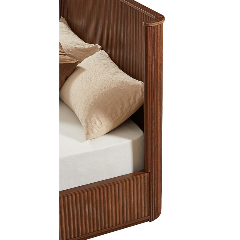 Queen Bed Frame (Walnut)