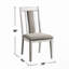 Ensemble de 2 chaises d'appoint rembourrées