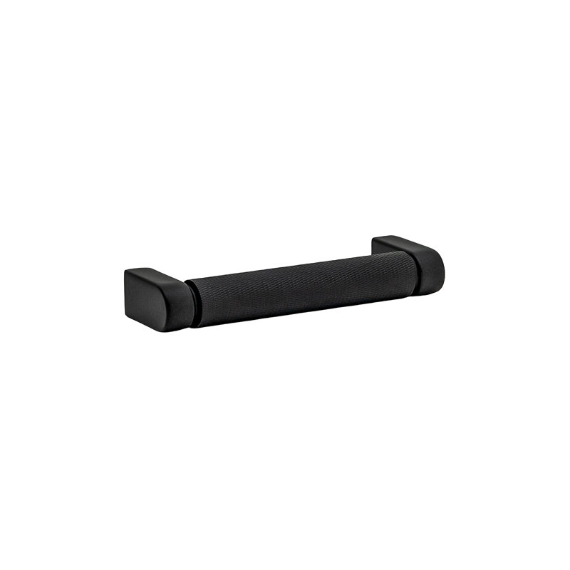 Poignée barre noire mate 3-3 / 4 po Kent, Noir mat, 3.75"