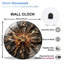 Horloge murale en verre