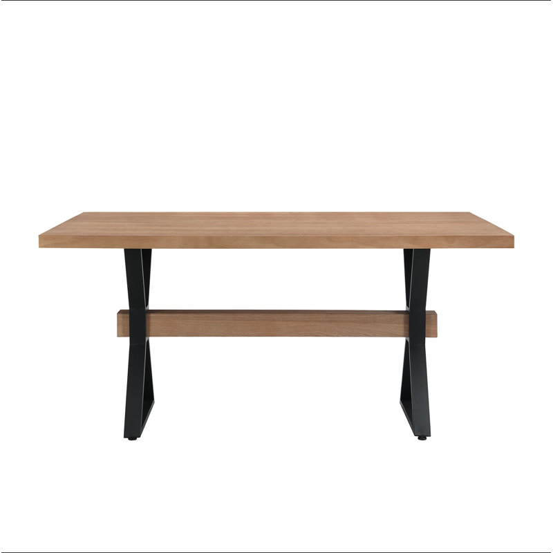 Table de salle à manger à pieds en X