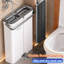 Ensemble de vadrouille plate et seau mains libres JOYBOS, système de raclage double 2 + 2, 7 tampons lavables en microfibre, tête de vadrouille plate rotative à 360 ° pour planchers de bois franc, de carrelage et de stratifié