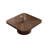 Brown Solid + Manufactured Wood Square Coffee Table