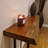 Walnut Solid Wood Rectangular Console Table-517681855