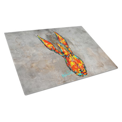 Crawfish From Arabi Glass Cutting Board