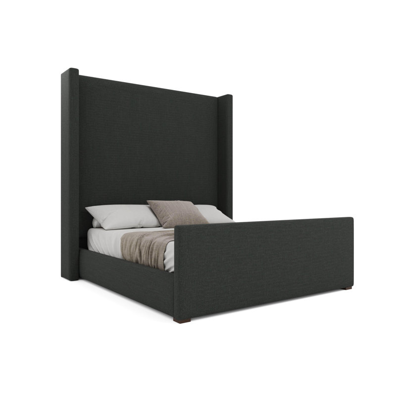 Aylet Luxe Footboard High Bed, Charcoal, King