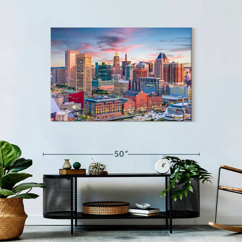 Sireci Baltimore Sunset, 30" H x 45" W