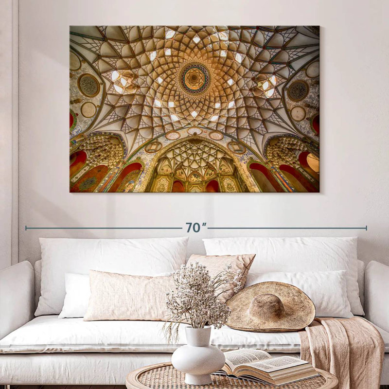 Plafond de maison Borujerdi, H 34 po x l 51 po