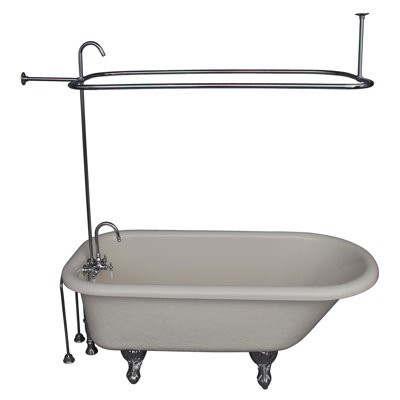 Andover 60'' x 30'' Soaking Acrylic Bathtub with Faucet