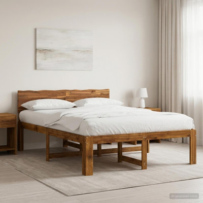 Solid Wood Bed Frame