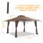 Clarissia 13 Ft. W x 13 Ft. D Steel Pop-up Canopy