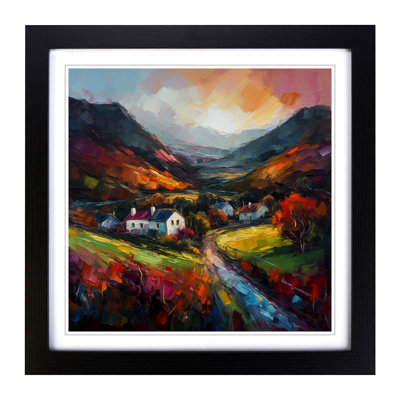 Wales Palette Knife - Framed Print