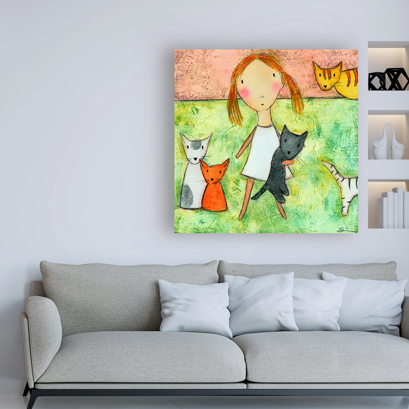 Modern & Contemporary Painting Print, 24" H x 24" W x 2" D