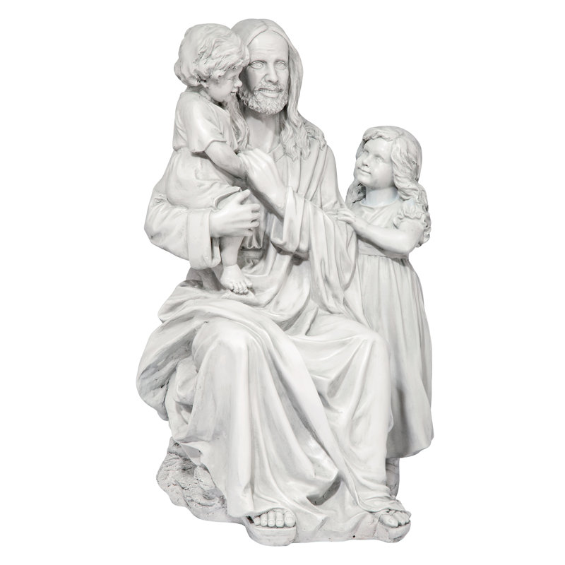 Statue Jesus Loves The Little Children
