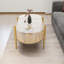 Table basse ovale en verre-1765870772