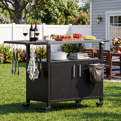 Outdoor Kitchen Island Cart