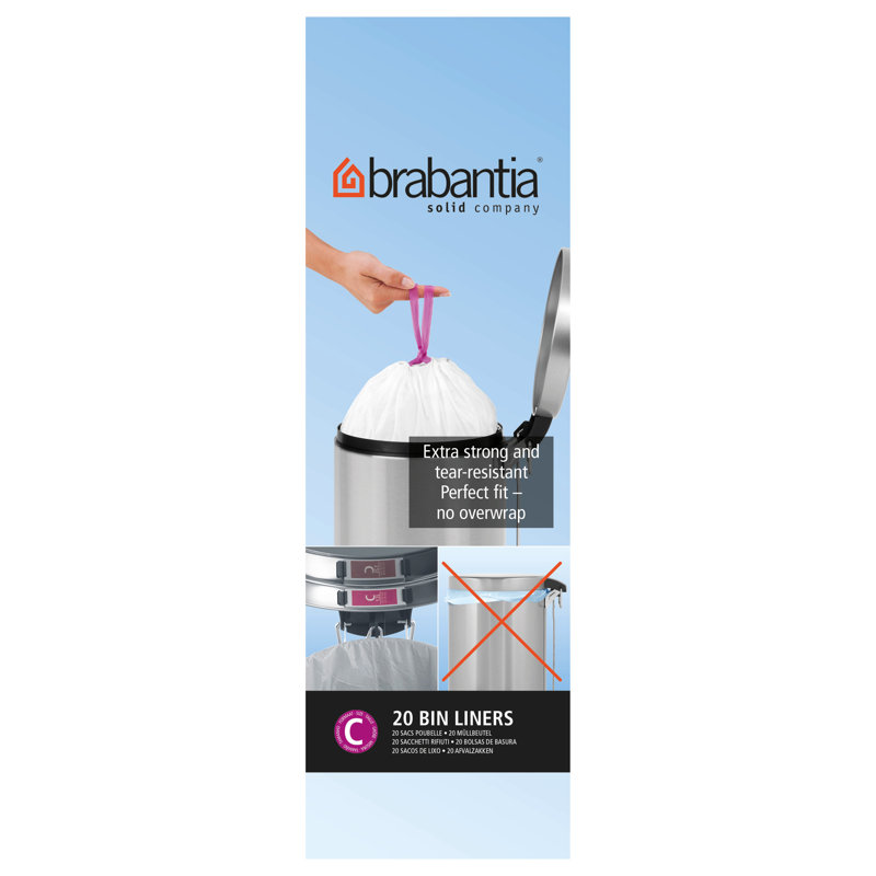 15L Bin Liners (12 Pack)