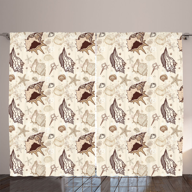 Chimdi Polyester Semi Sheer Curtain Pair