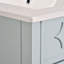 Meuble-lavabo autoportant moderne 24 po avec lavabo en céramique