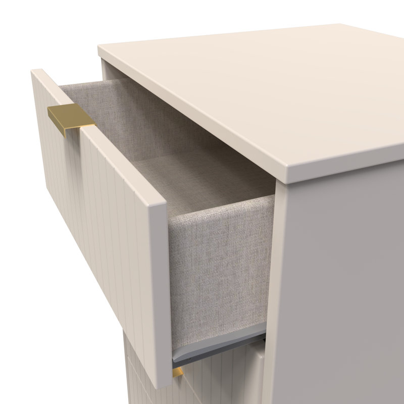 Fully Assembled Alcibades 5 - Drawer Chest of Drawers, Kashmir Matt