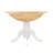 Versatile Drop Leaf Table With Stylish Pedestal Base And Ornamental Legs For Intimate Dining And Space Adaptability.