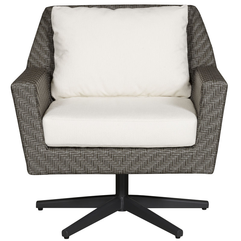 Seagate Outdoor Swivel Armchair, Kramer Linen