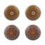 Boutons en céramique de style marocain faits à la main Novica 