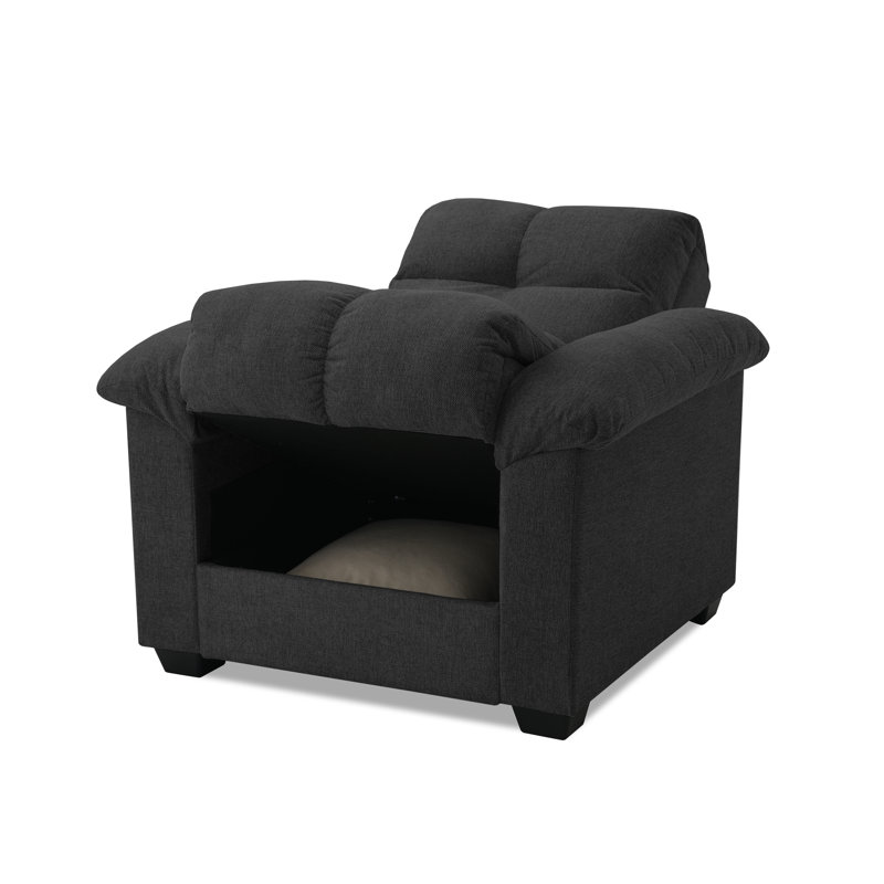 Royka 2 - Piece Living Room Set, Dark Grey