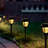 Black Low Voltage Solar Powered Integrated LED Pathway Light Pack