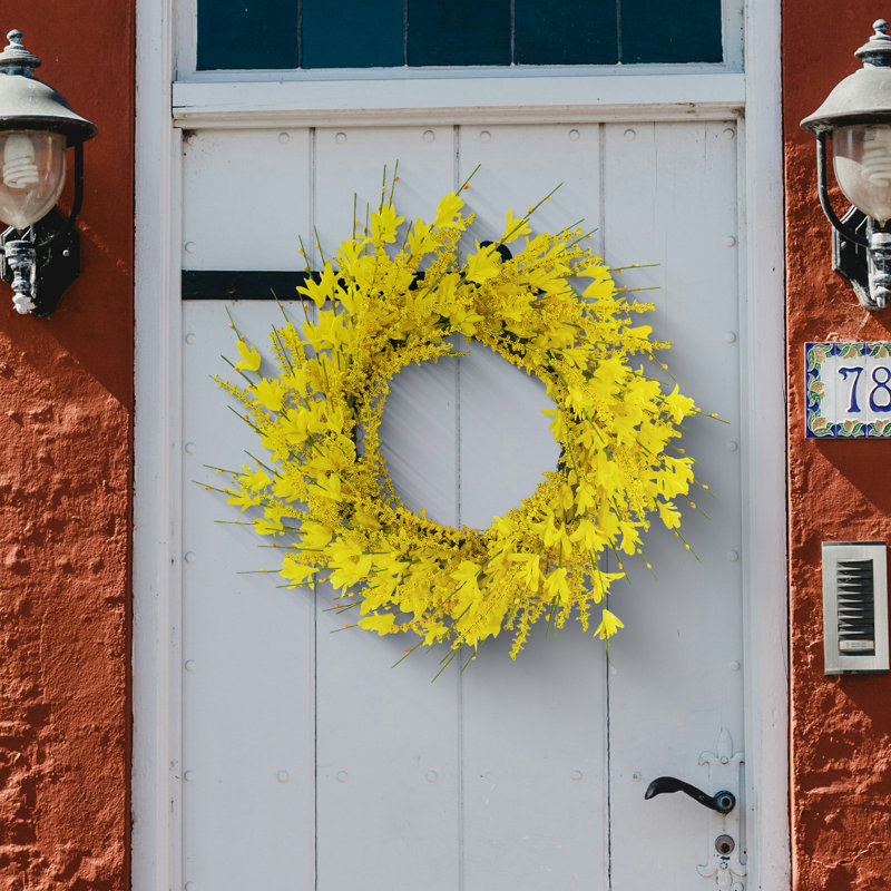 Couronne florale jaune, Jaune