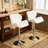 Diljana Swivel Upholstered Adjustable Height Counter Stool with Metal Frame-171838210