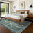 Area Rug, Washable Vintage Boho Rug, Low-Pile Non-Slip Stain Resistant Carpet for Living Room, Bedroom, Dining Room, Kids Nursery-1135930178-1135930204